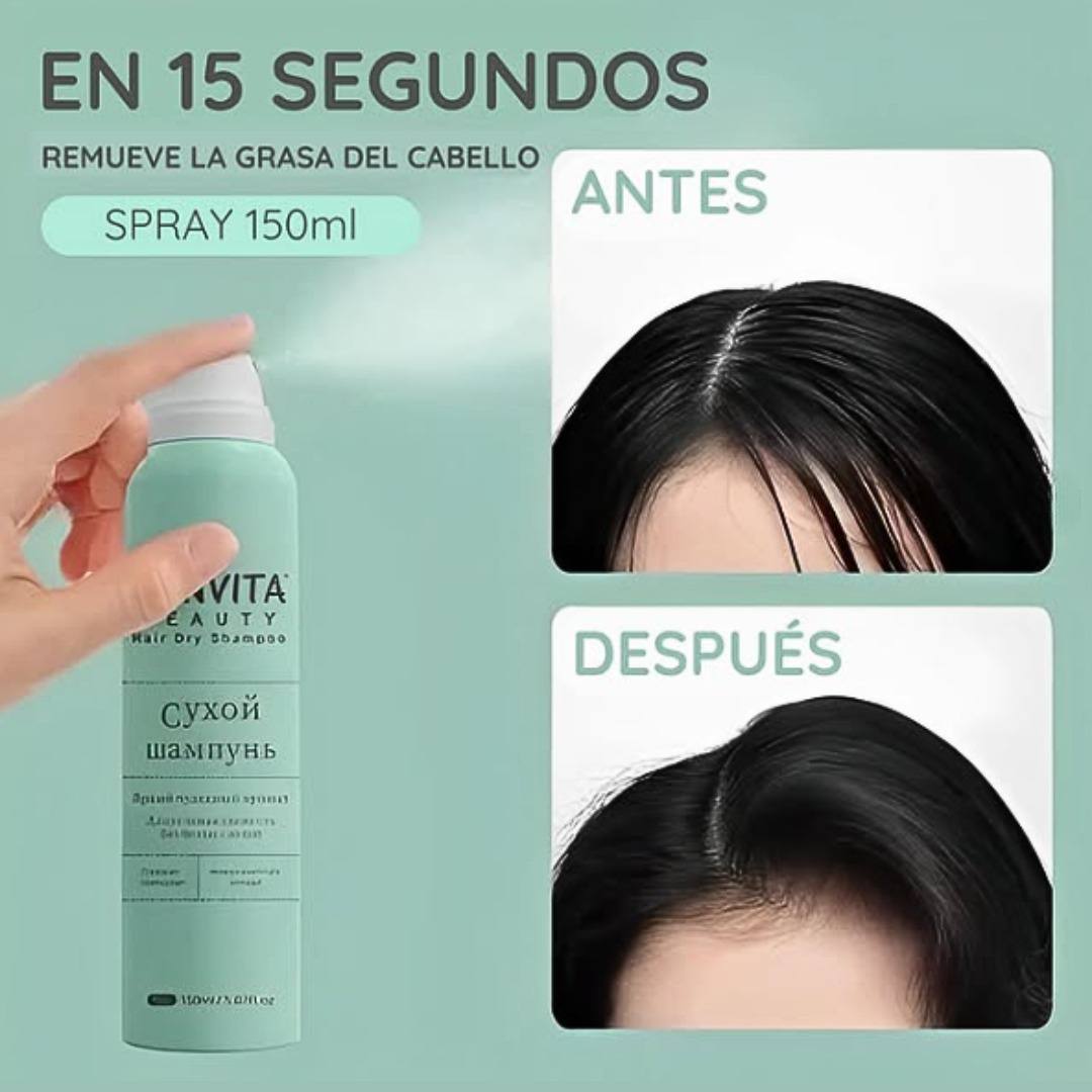 Shampoo en Seco Quita Grasa
